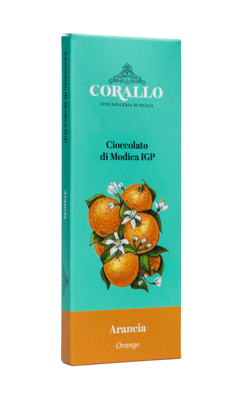 MODICA'S CHOCOLATE PGI WITH ORANGE ZEST - 50G